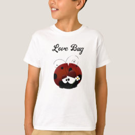 Love Bug Marienkäfer, Süße Cartoon Valentinstag T-Shirt