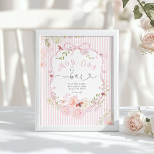 Love Bug Momosa Bar Bubbly Bar Babyparty Poster