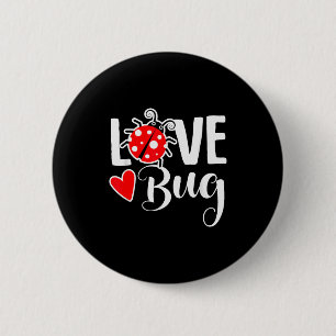 Love Bug Niedlicher Valentinstag-Party-Marienkäfer Button