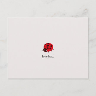 Love Bug Postkarte