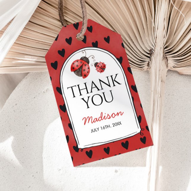 Love bug Thank You Geschenkanhänger (Von Creator hochgeladen)