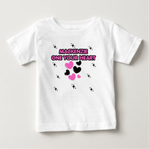 LOVE BUG, WEISS PARTY ZUM 1. GEBURTSTAG BABY T-SHIRT