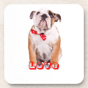 Love Bulldogs English Bulldog Welpen Untersetzer S