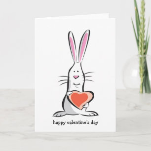 Love Bunny Valentine Feiertagskarte