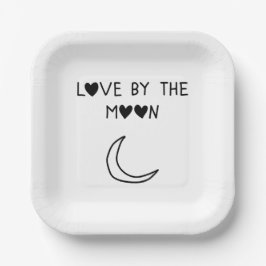 Love By the moon Pappteller