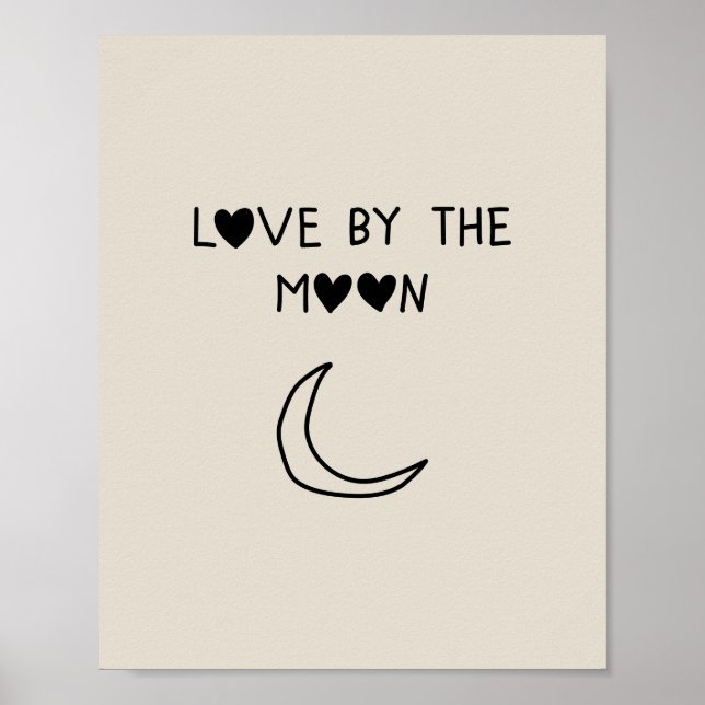 Love By the moon Poster (Vorne)