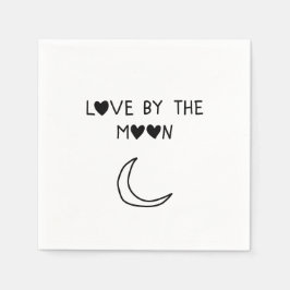 Love By the moon Serviette