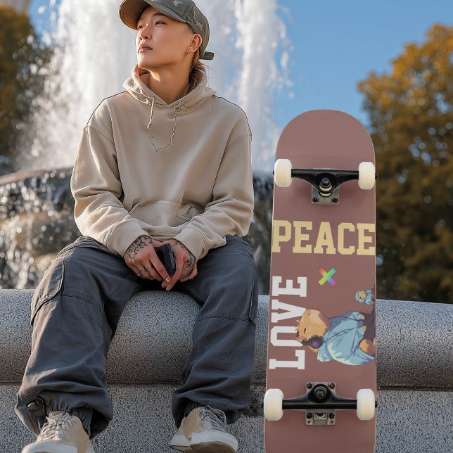 LOVE × CAPYBARA - Custom Skateboard (Von Creator hochgeladen)