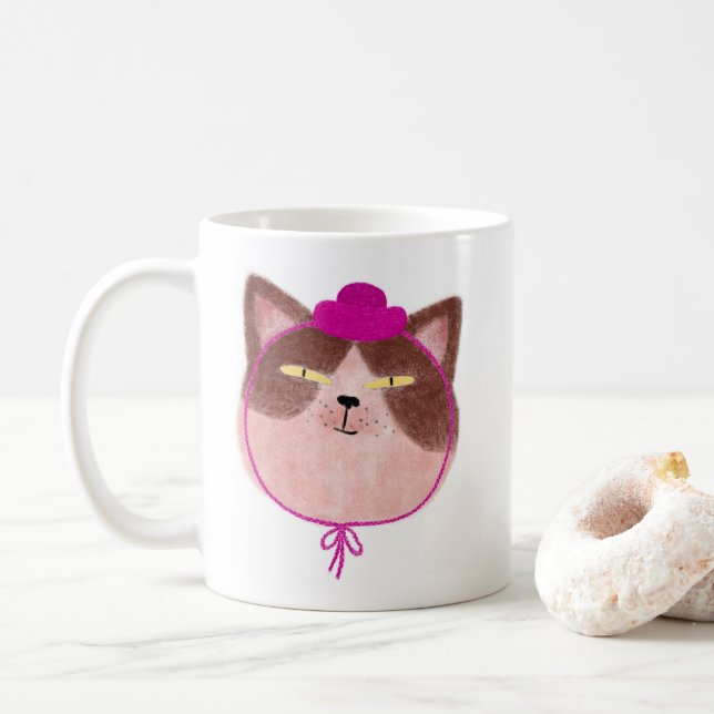 Love Cat Kaffeetasse (Mit Donut)