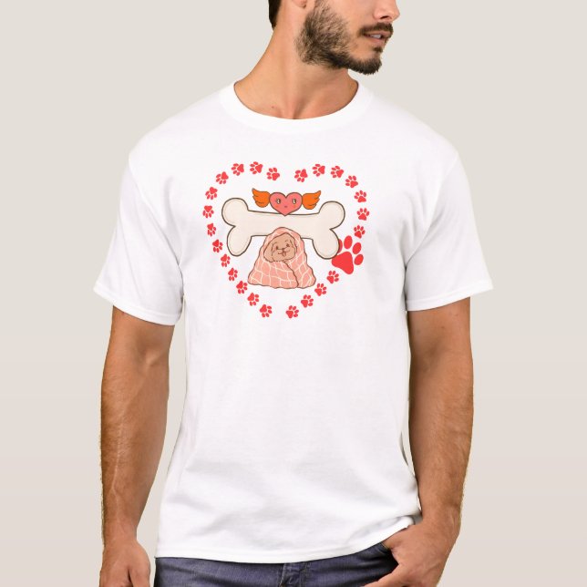 Love Cats Cute Typography Cat Lover Design T-Shirt (Vorderseite)