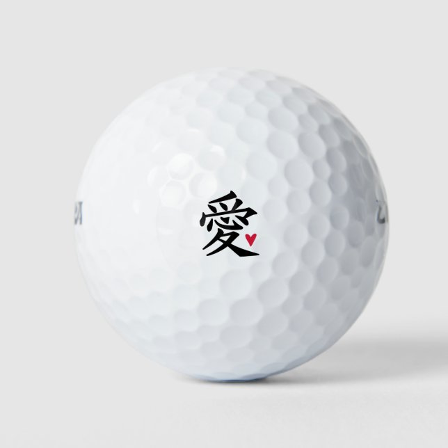 Love - Chinese Culture Golfball (Vorderseite)