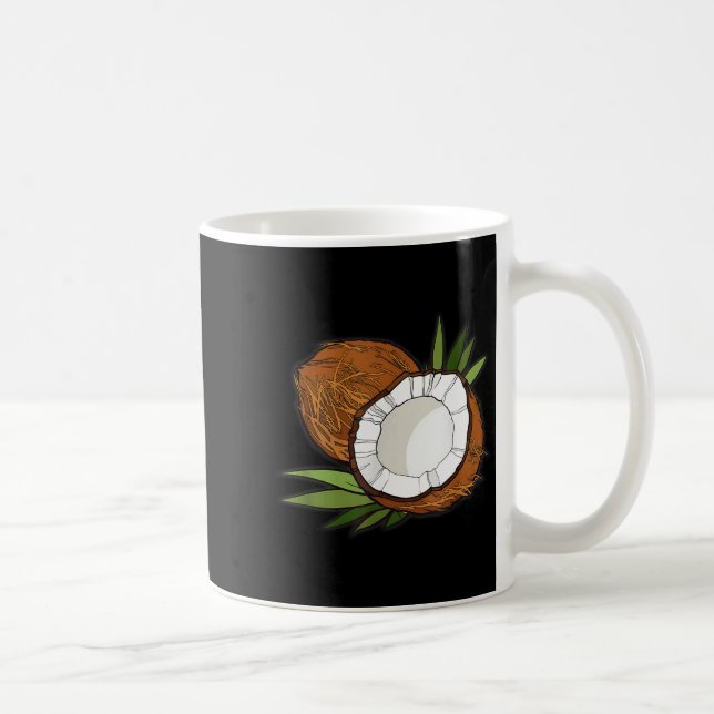 Love Coconut Women Shirt Coconut Lovers For Kids A Kaffeetasse (Rechts)