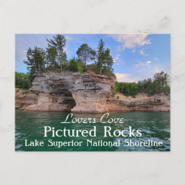 Love Cove Pictured Rocks Postcard Postkarte