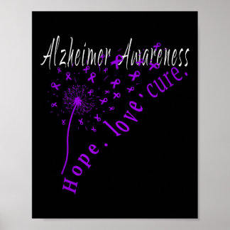 Love Cure Alzheimerheimer Disease Bewusstsein 1 Poster