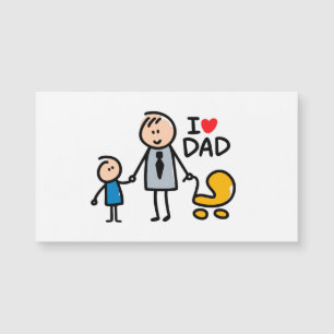 Love Daddy Druck Magnetkarte