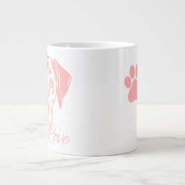 Love Dalmata Jumbo-Tasse