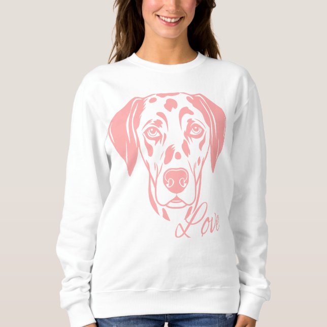 Love Dalmata Sweatshirt (Vorderseite)