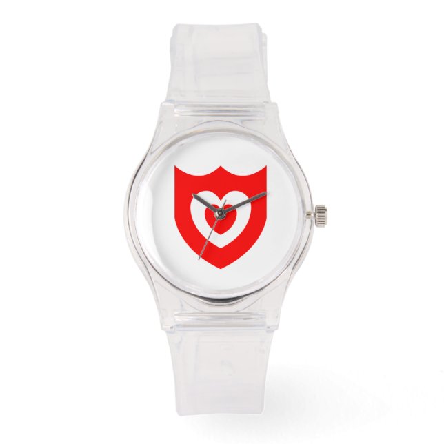 Love Day Watch - Klar Armbanduhr (Vorderseite)