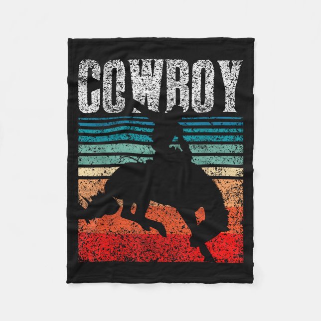 Love Design Lover Cowboy - Mens &amp; Womens Uni-y Fleecedecke (Vorderseite)