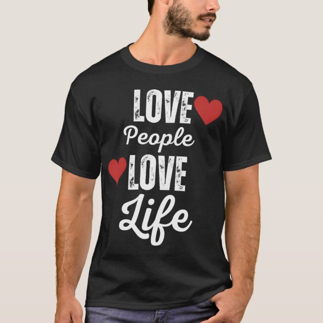 Love designTshirt gift for loved ones friends T-Shirt (Vorderseite)