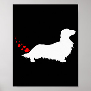 Love Dog Farts Apparel Corp. Valentinstag Long H Poster