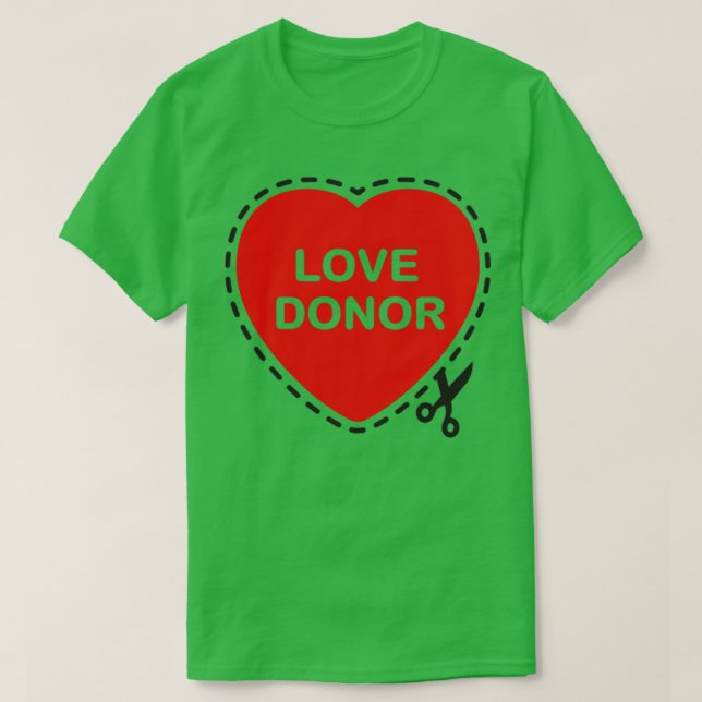 Love Donor T-Shirt (Design vorne)