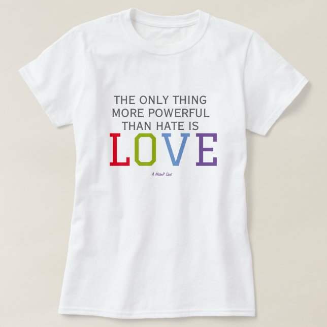 LOVE (double sided) - A MisterP Shirt (Design vorne)