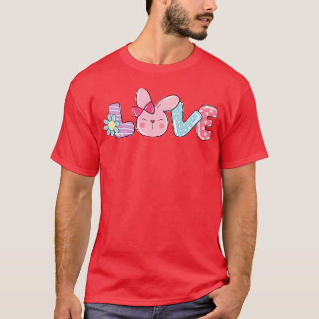 Love Easter retro T-Shirt (Vorderseite)