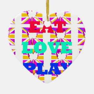 Love Eat Play Heart Hakuna Matata Farben.png Keramikornament