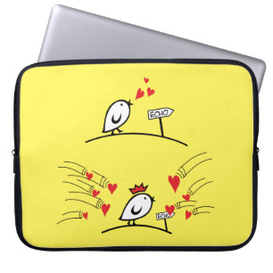 LOVE ECHO - Comic Birds Tweetlercools 1 Laptopschutzhülle