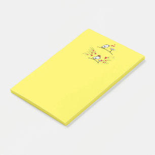 LOVE ECHO - Comic Birds Tweetlercools 1 Post-it Klebezettel