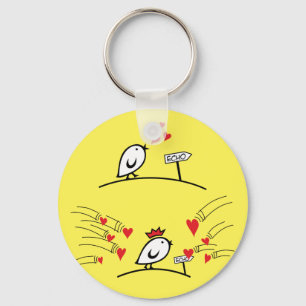LOVE ECHO - Comic Birds Tweetlercools 1 Schlüsselanhänger