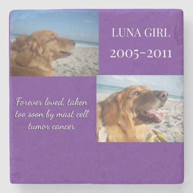 Love Echoes Through Time Steinuntersetzer (Vorderseite)