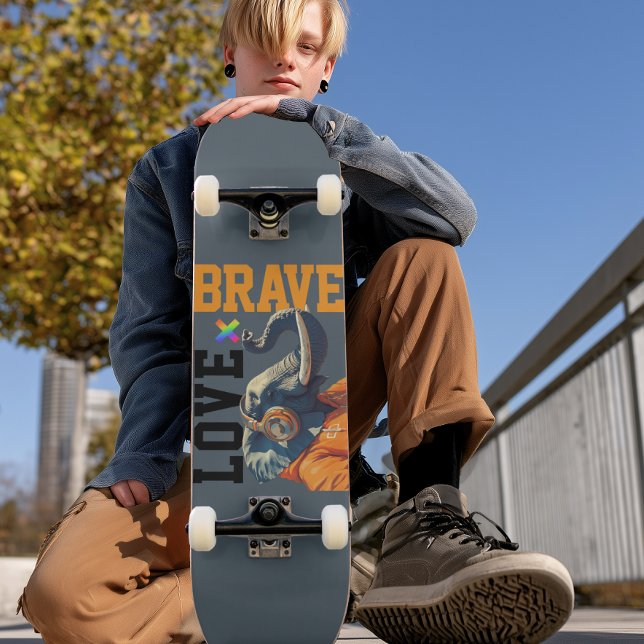 LOVE × ELEPHANTS - Custom Skateboard (Von Creator hochgeladen)