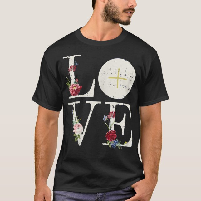 Love Eucharist First Holy Communion Christian Cath T-Shirt (Vorderseite)