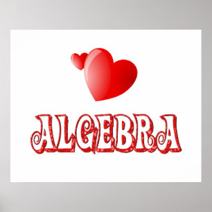 Love for Algebra - Starting at $11.80 Poster