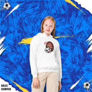 Love for soccer kawaii anime design hoodie
