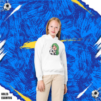 Love for soccer kawaii anime design hoodie