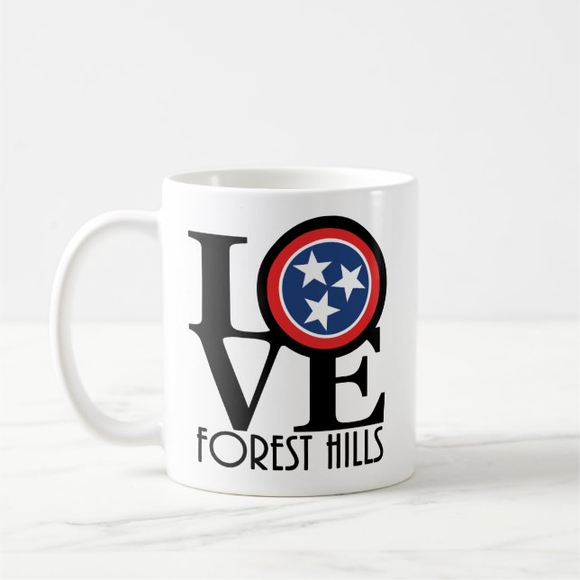 LOVE Forest Hills 11oz Kaffeetasse (Links)