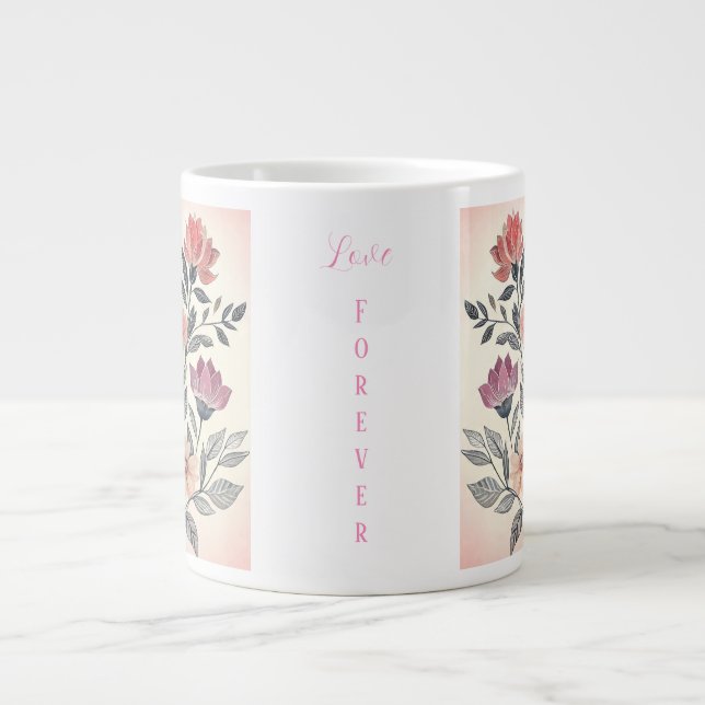 Love Forever Specialty Mug Jumbo-Tasse (Vorderseite)