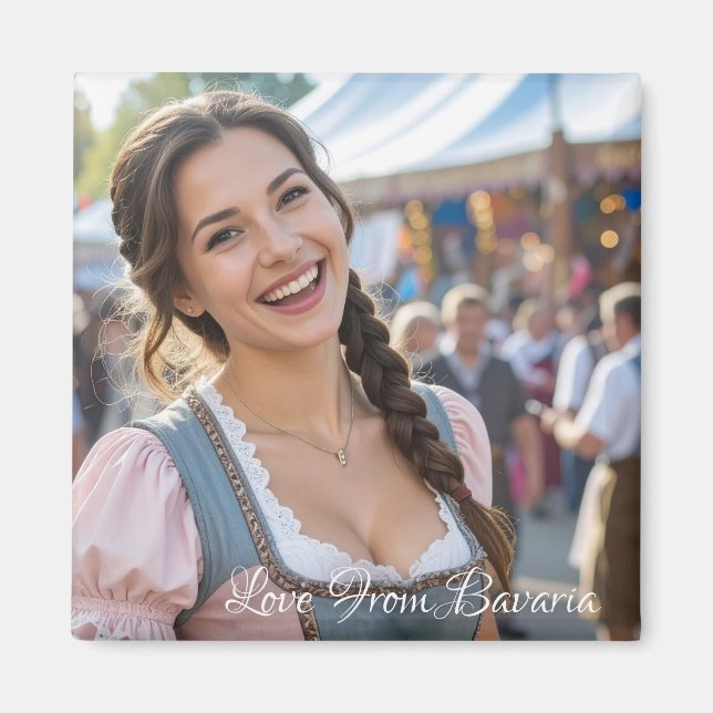 LOVE FROM BAVARIA MAGNET (Vorne)