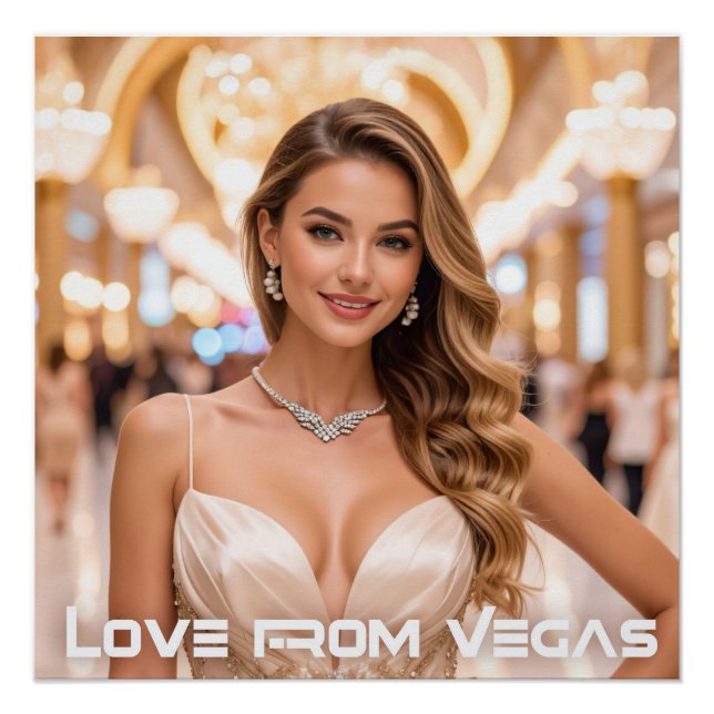 LOVE FROM VEGAS POSTER (Vorderseite)
