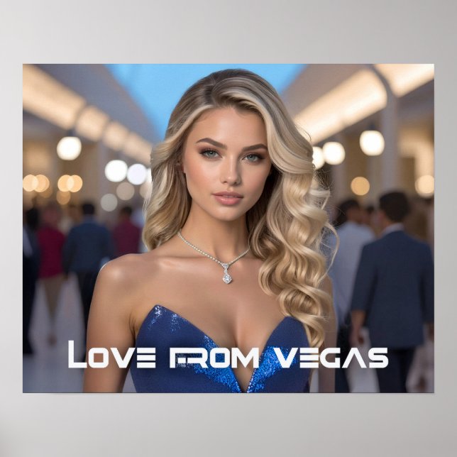LOVE FROM VEGAS POSTER (Vorne)