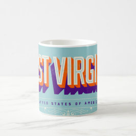 LOVE from West Virginia  USA Kaffeetasse