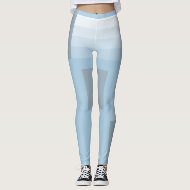 LOVE GEOMESKY BY MASANSER PIXELAT LEGGINGS (Vorderseite)
