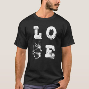 Love German Shepherd Love Dog T-Shirt