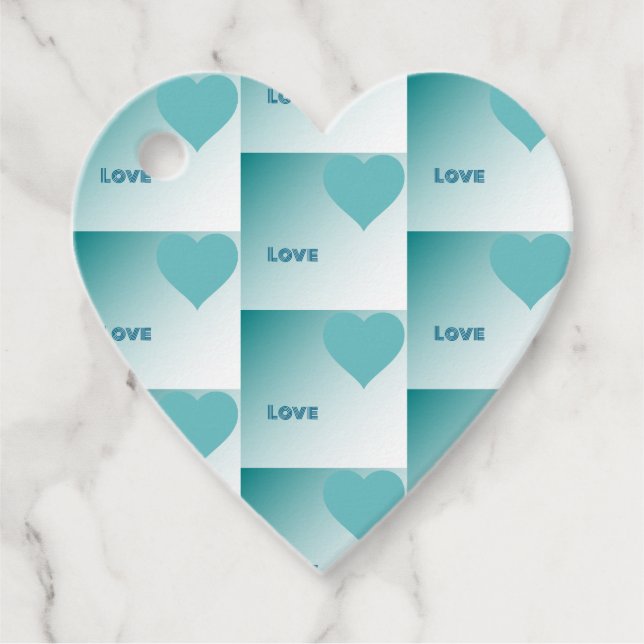 Love. Geschenkanhänger (Vorderseite)