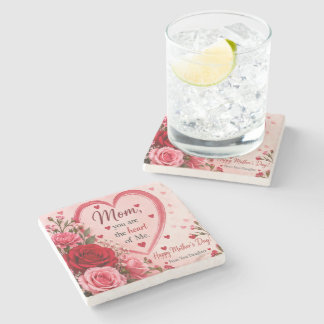 LOVE GIFT FOR MOTHER'S DAY  STEINUNTERSETZER