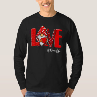 Love Gnome Nurse Valentines Day T-Shirt