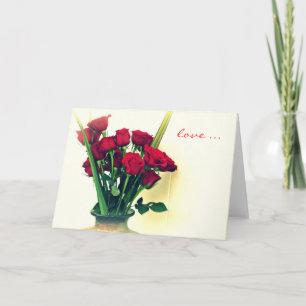 Love Greeting Card - Romance/Valentine Feiertagskarte